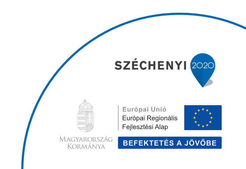 Széchenyi 2020 — Európai Unió, Európai Regionális Fejlesztési Alap. Befektetés a jövőbe.